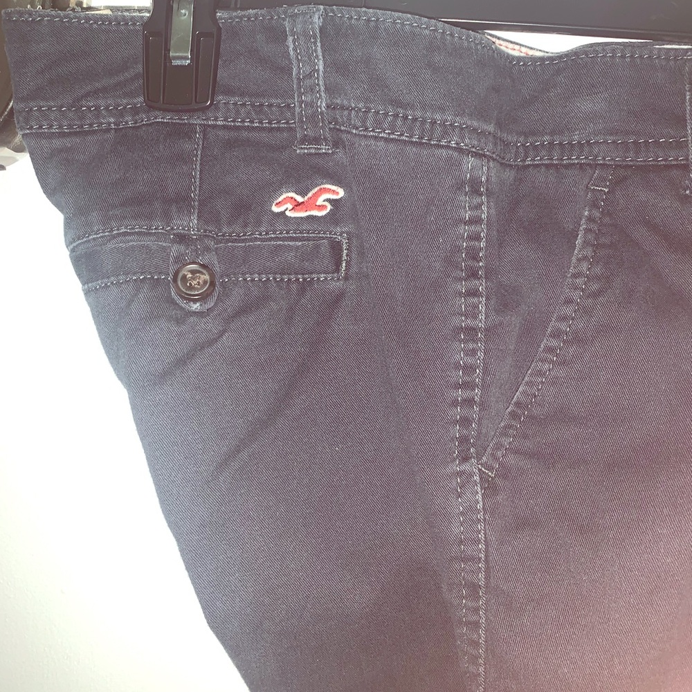 Hollister kaki navy blue pants